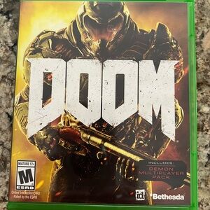 DOOM Video Game for Xbox One - Green Case